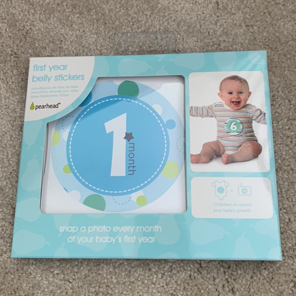 🐝 3/$15🐝 Pearhead First Year Belly Stickers